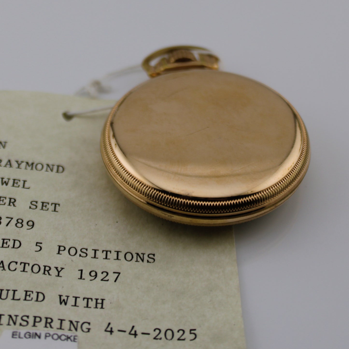 Elgin Pocket Watch - Vintage 1927