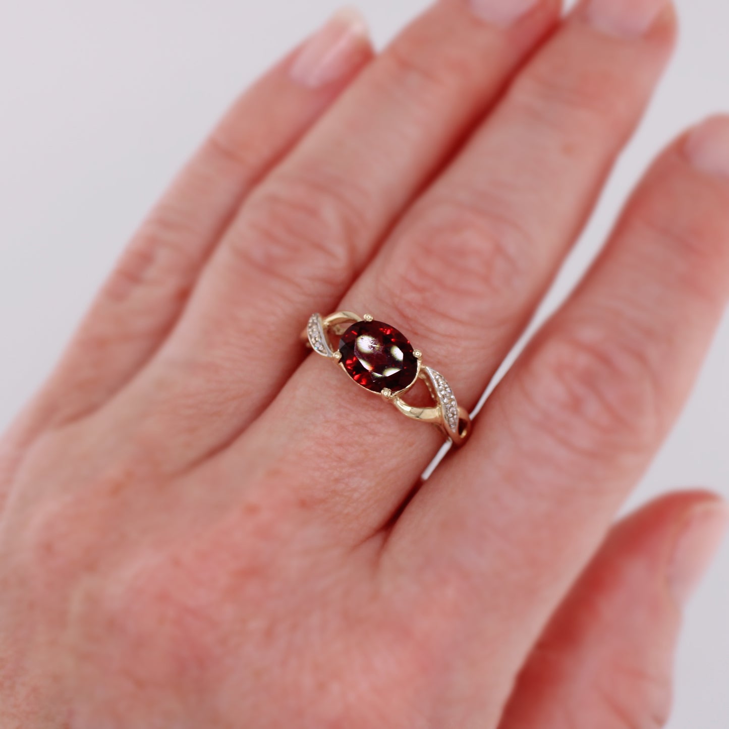 Gabriella Garnet Ring