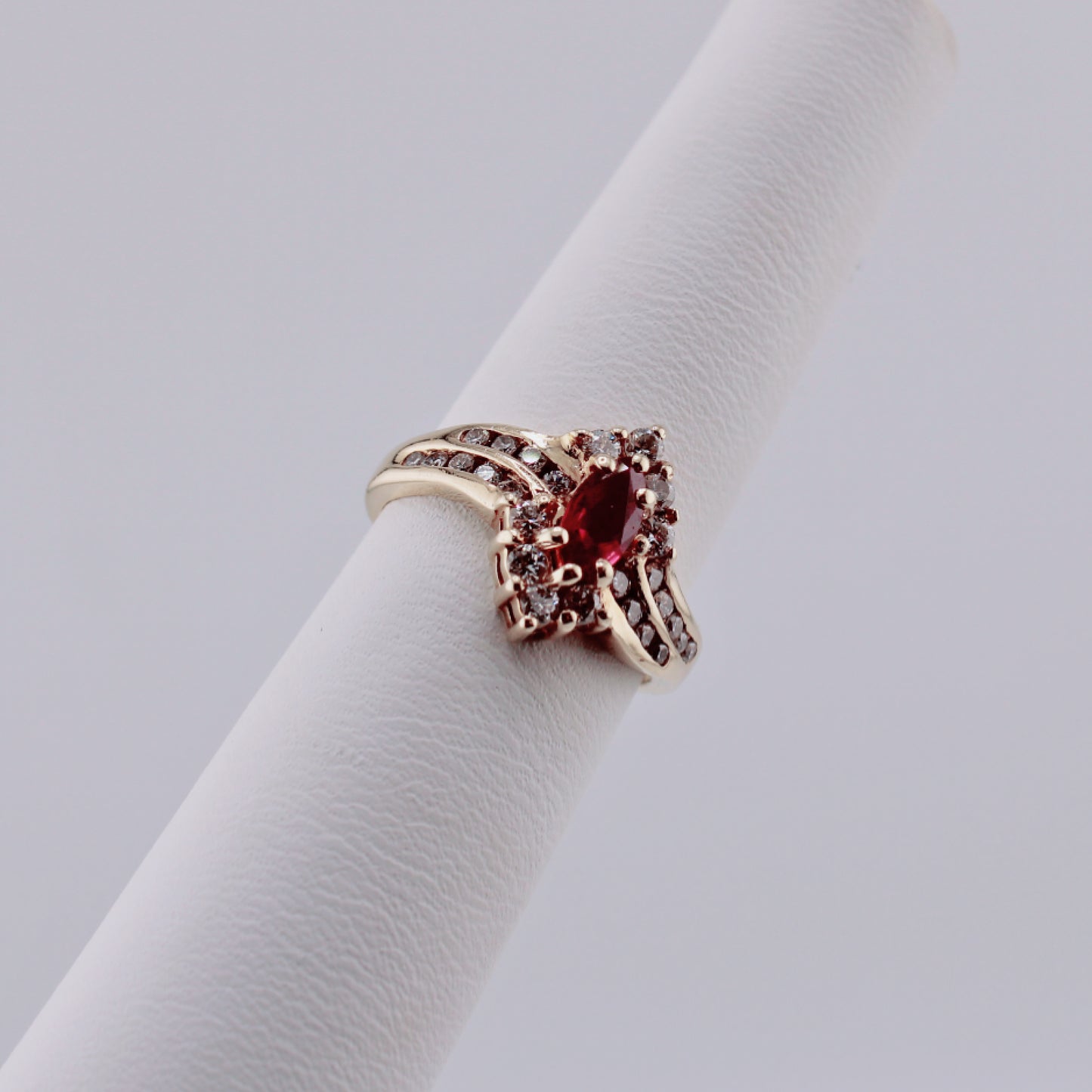 Evie Ruby and Diamond Ring