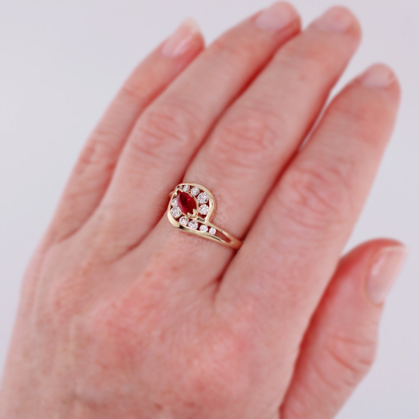 Eve Ruby and Diamond Ring