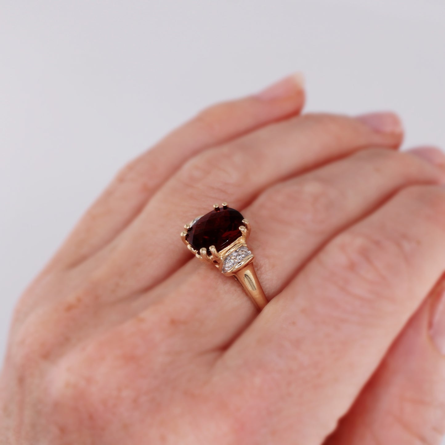 Gwen Garnet Ring