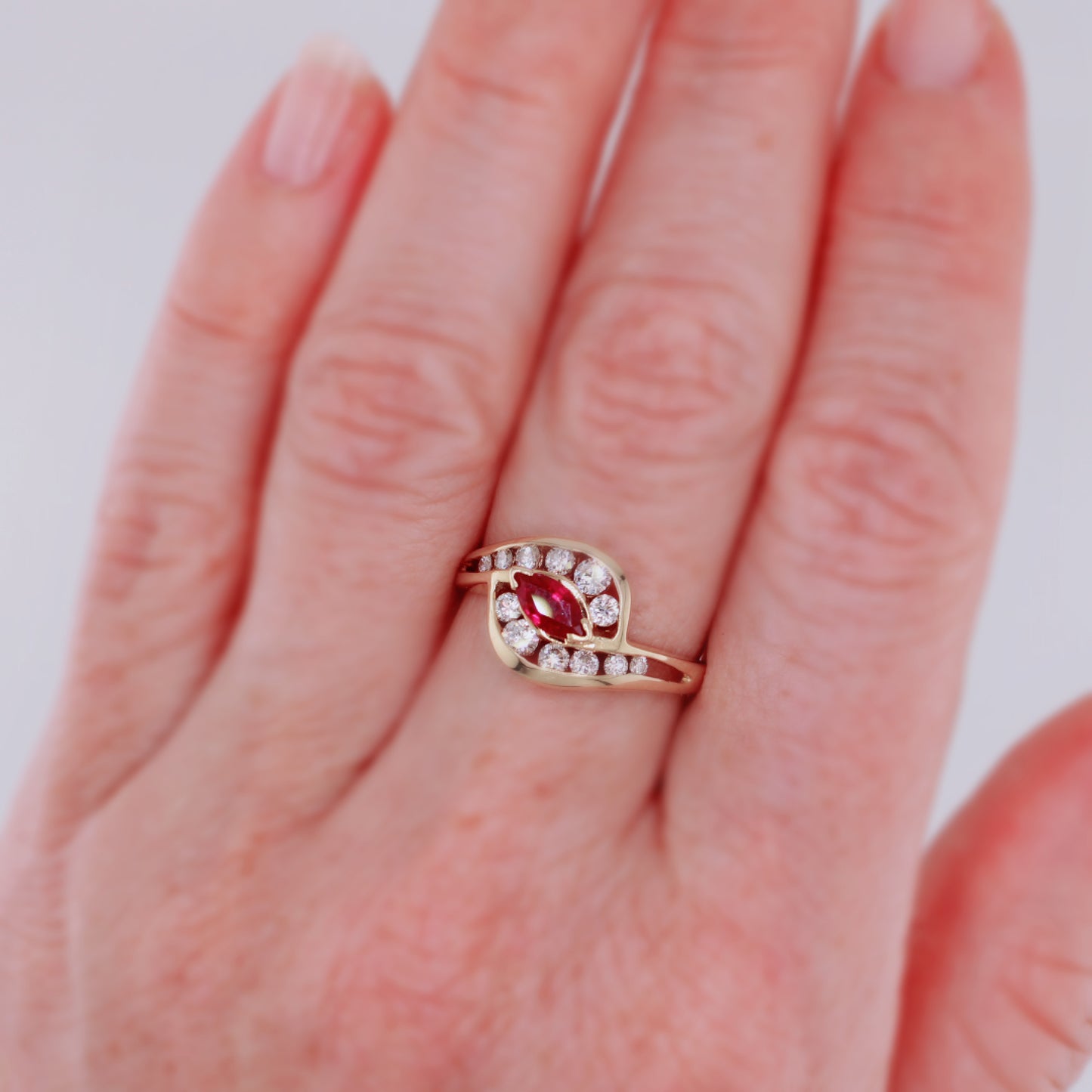 Eve Ruby and Diamond Ring