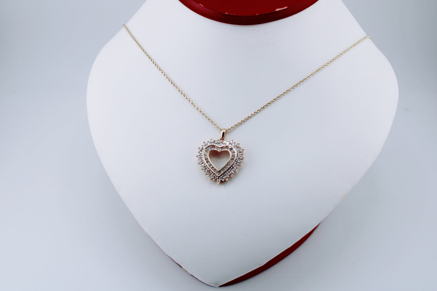 Vail Diamond Heart Necklace