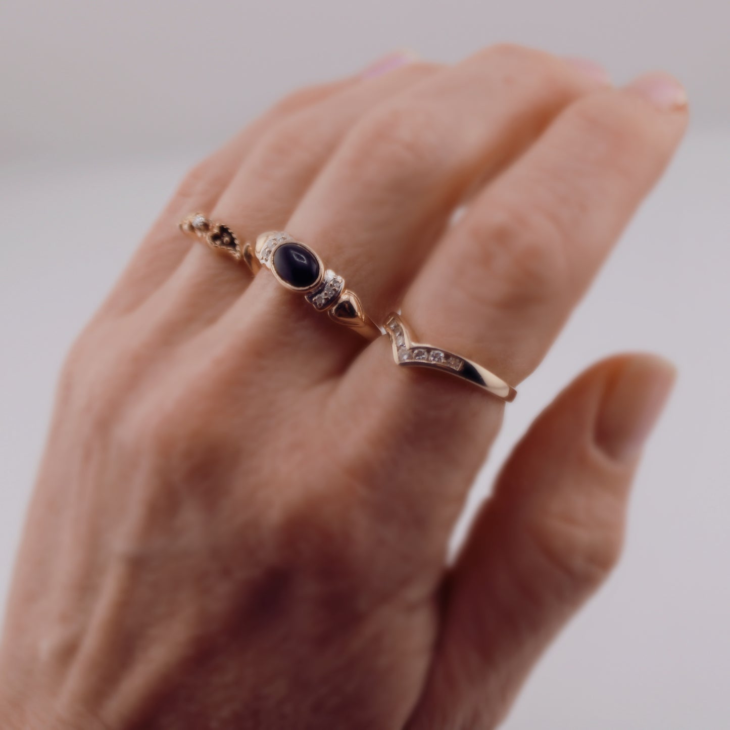 Sybil Black Onyx Ring