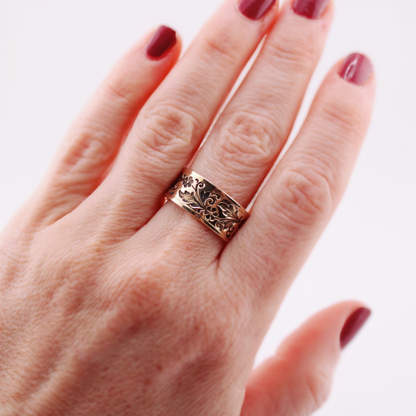 Floral and Vine Designer Band