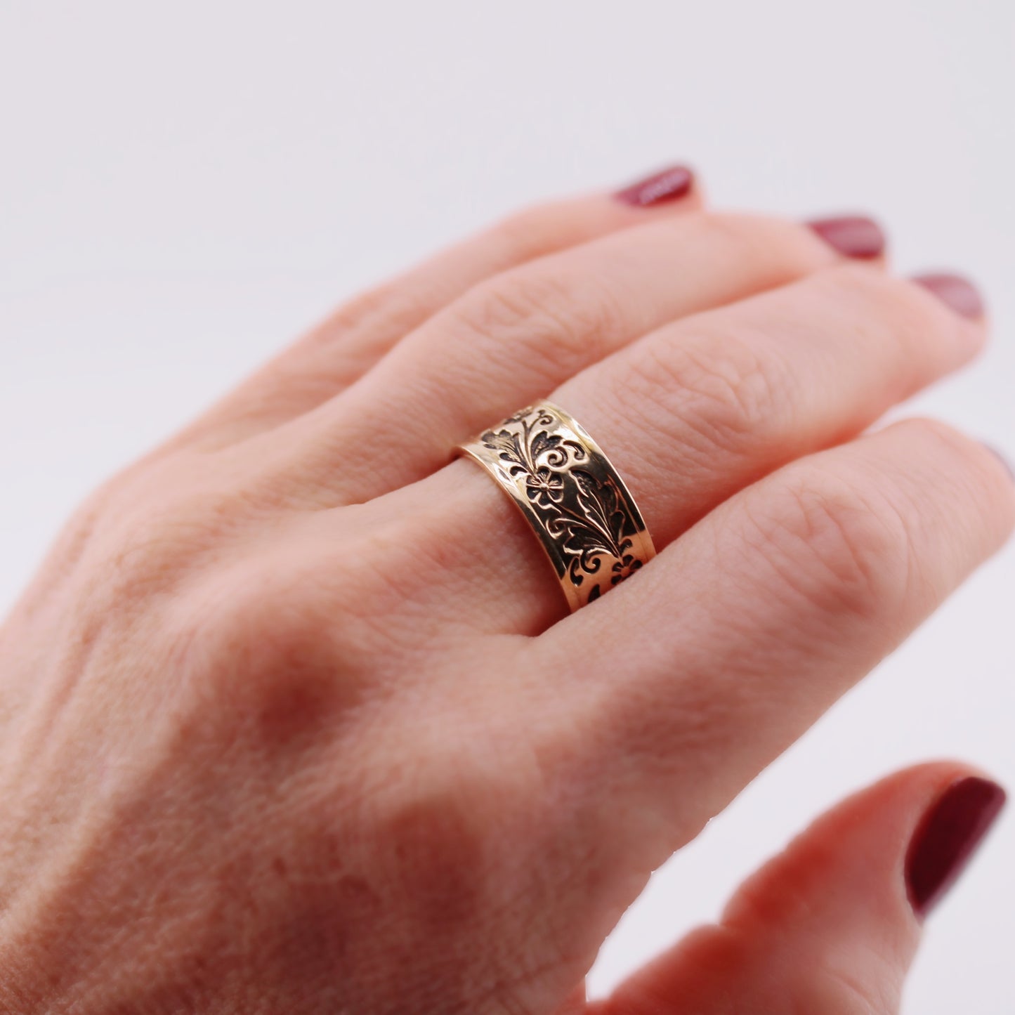 Floral and Vine Designer Band