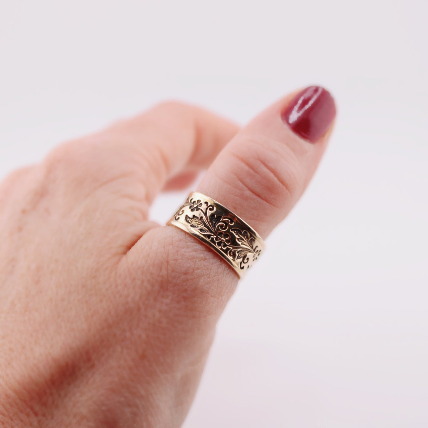 Floral and Vine Designer Band