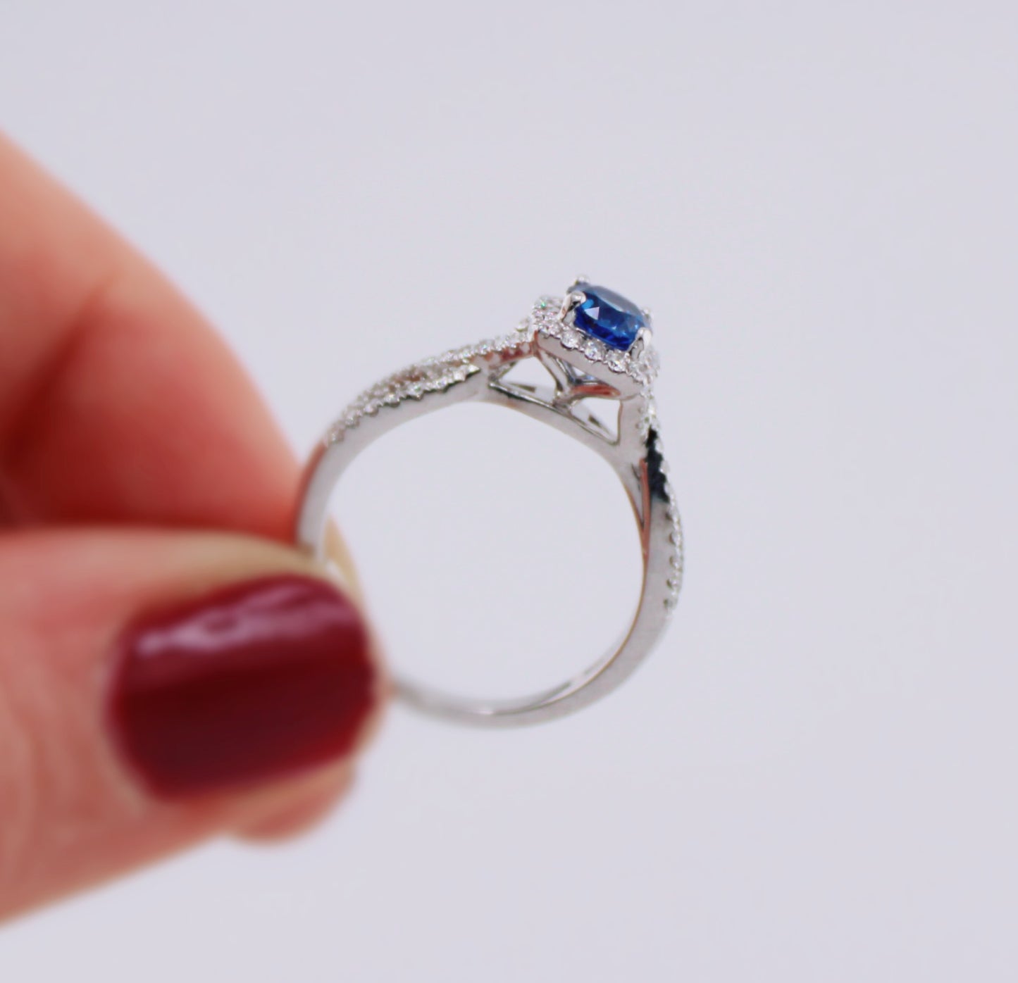 Harmony Sapphire and Diamond Ring