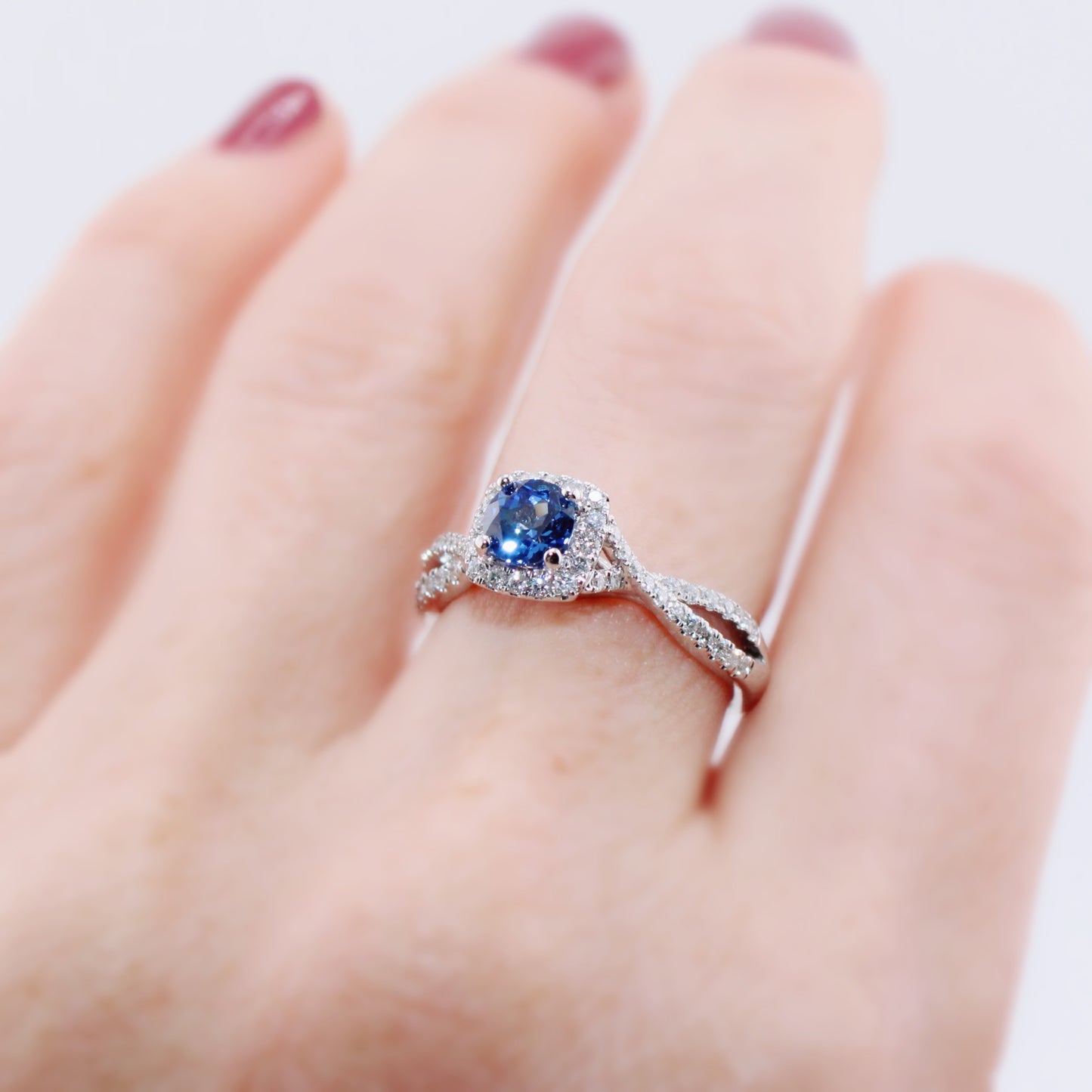 Harmony Sapphire and Diamond Ring