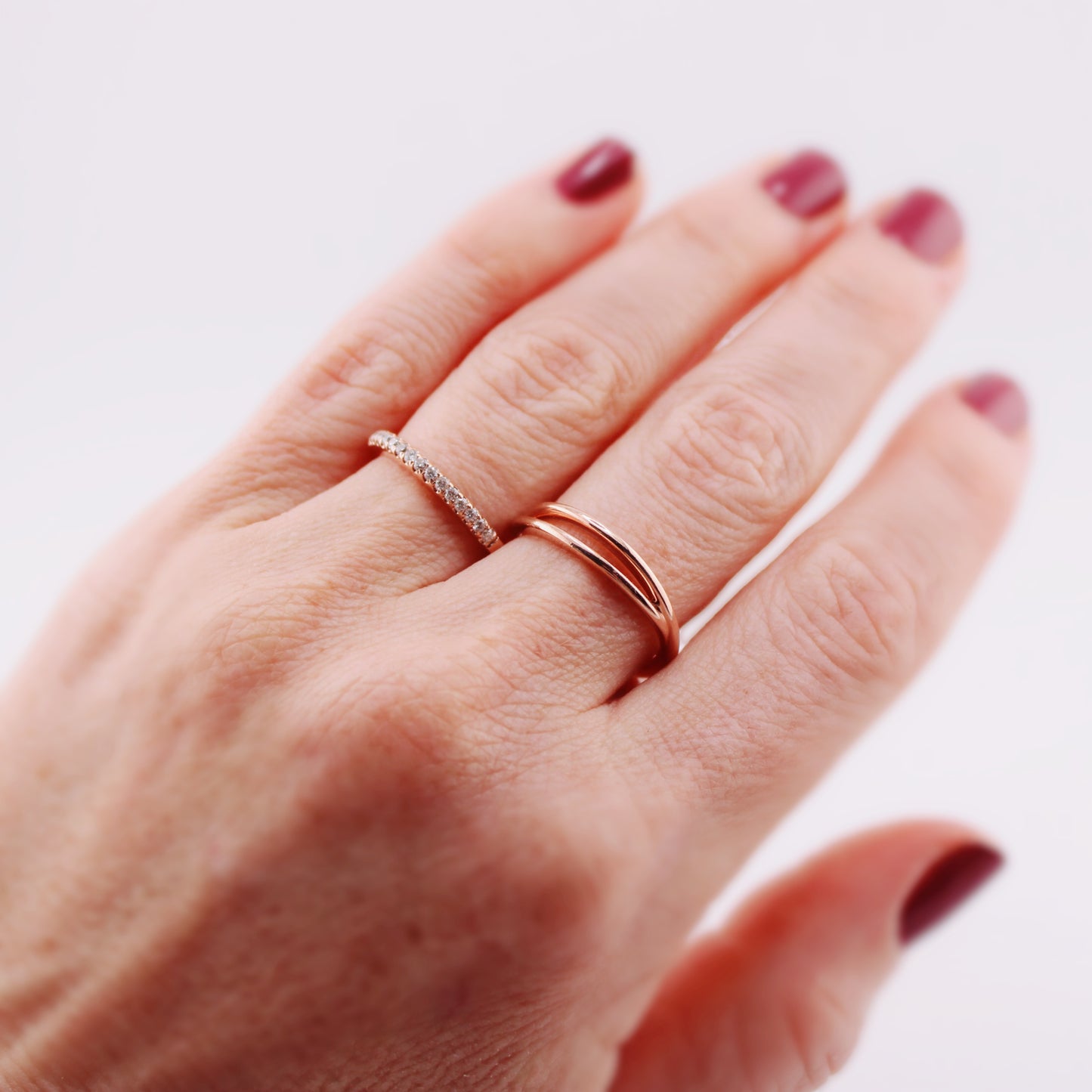Melody Rose Gold Diamond Band