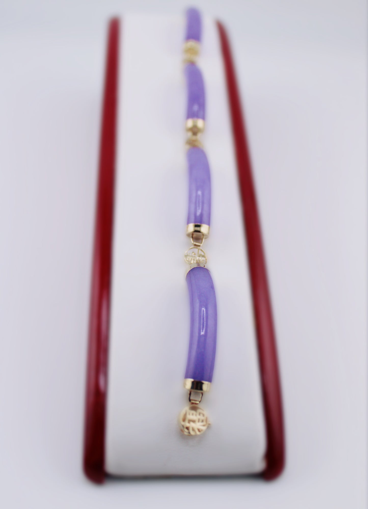 Lavender Jade Bracelet