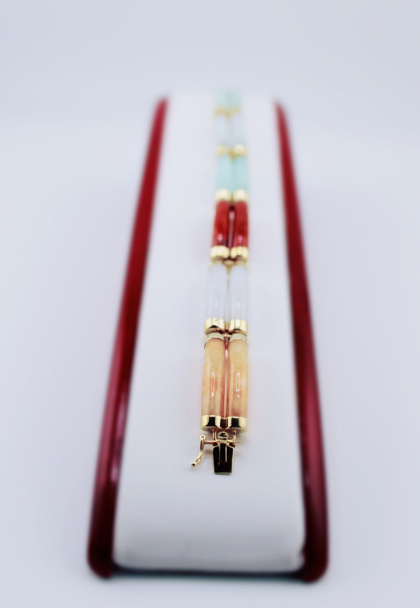 Multi-Colored Jade Bracelet