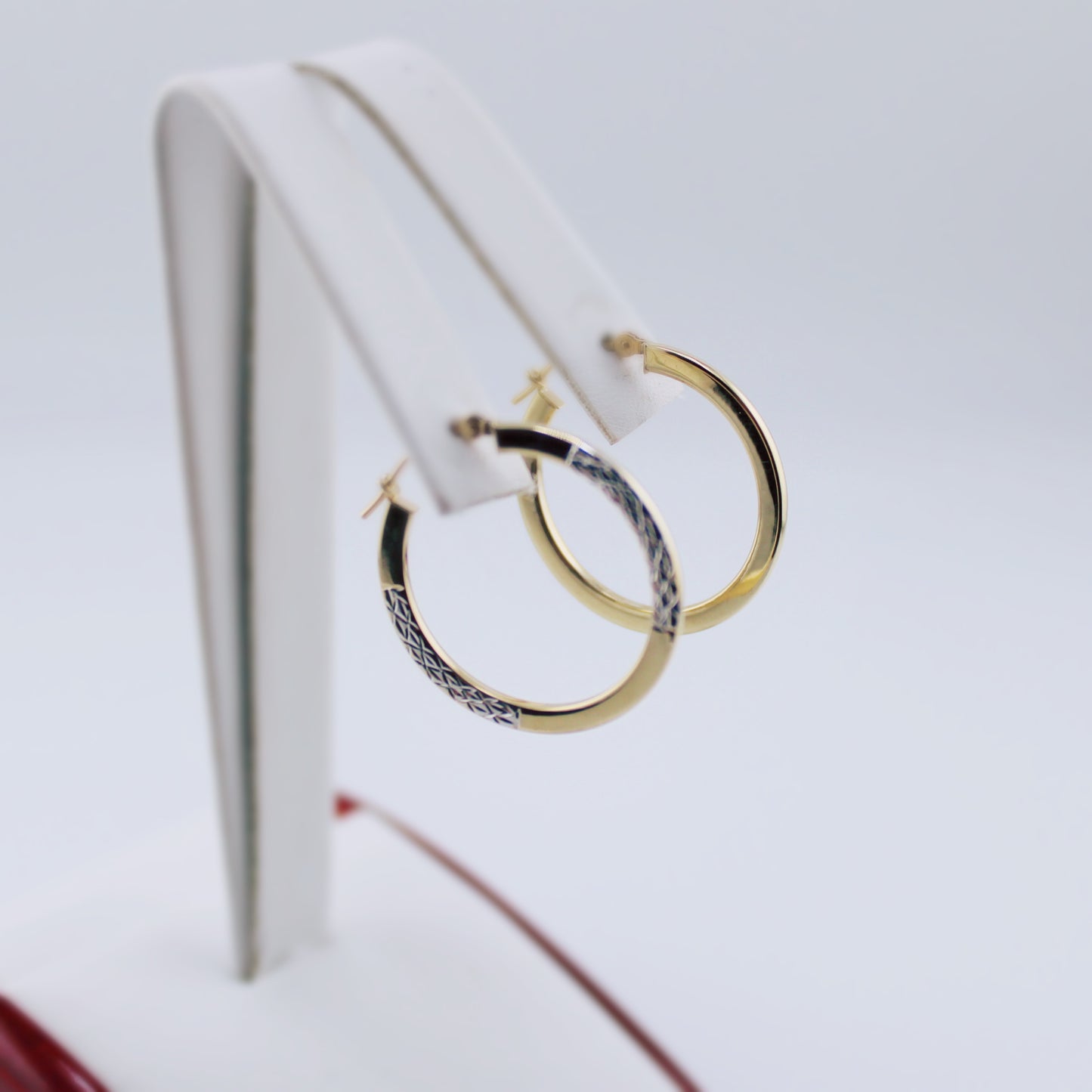 The Perfect Two-Tone Hoops