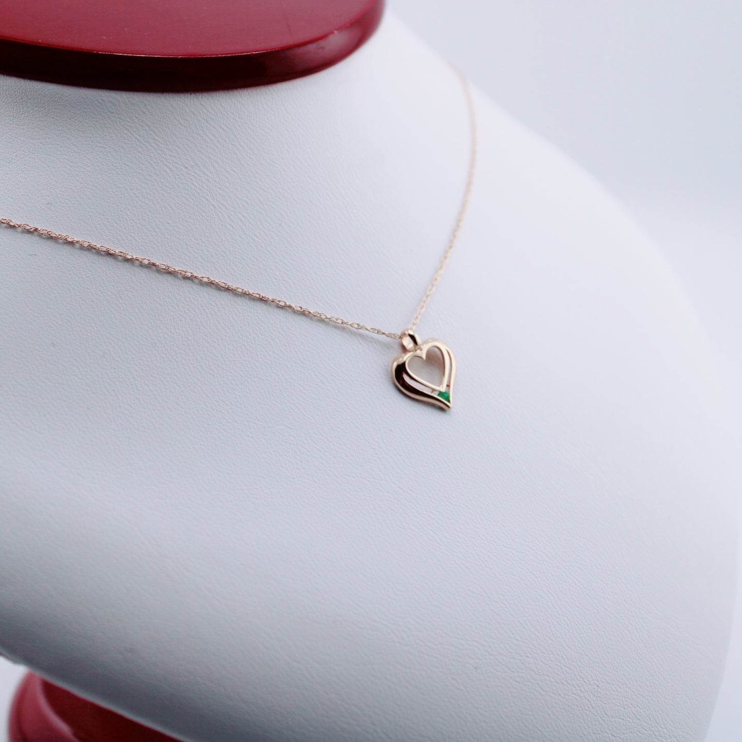 Emerald Heart Necklace