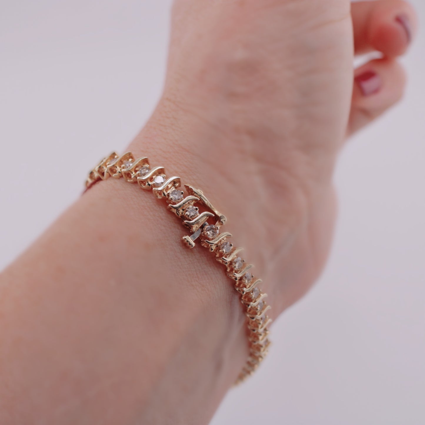 Lucy Diamond Tennis Bracelet