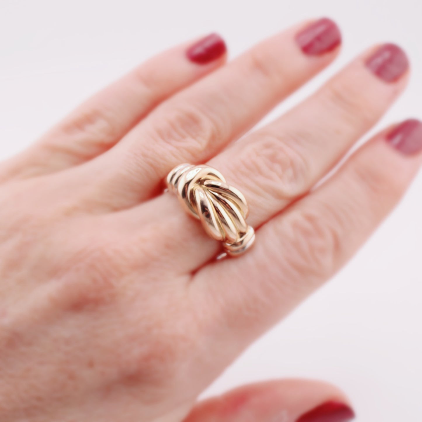Rose Gold Love Knot Ring