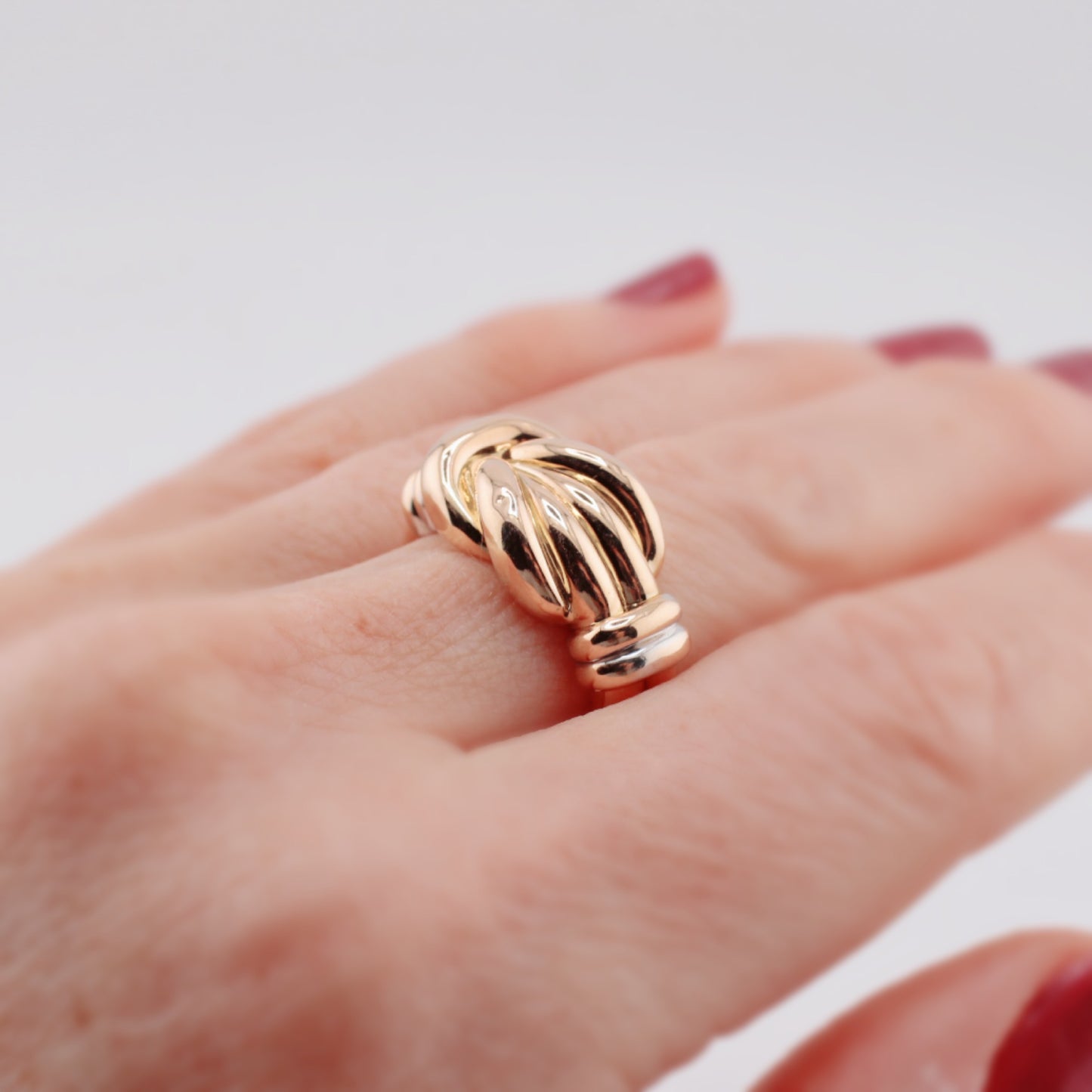 Rose Gold Love Knot Ring