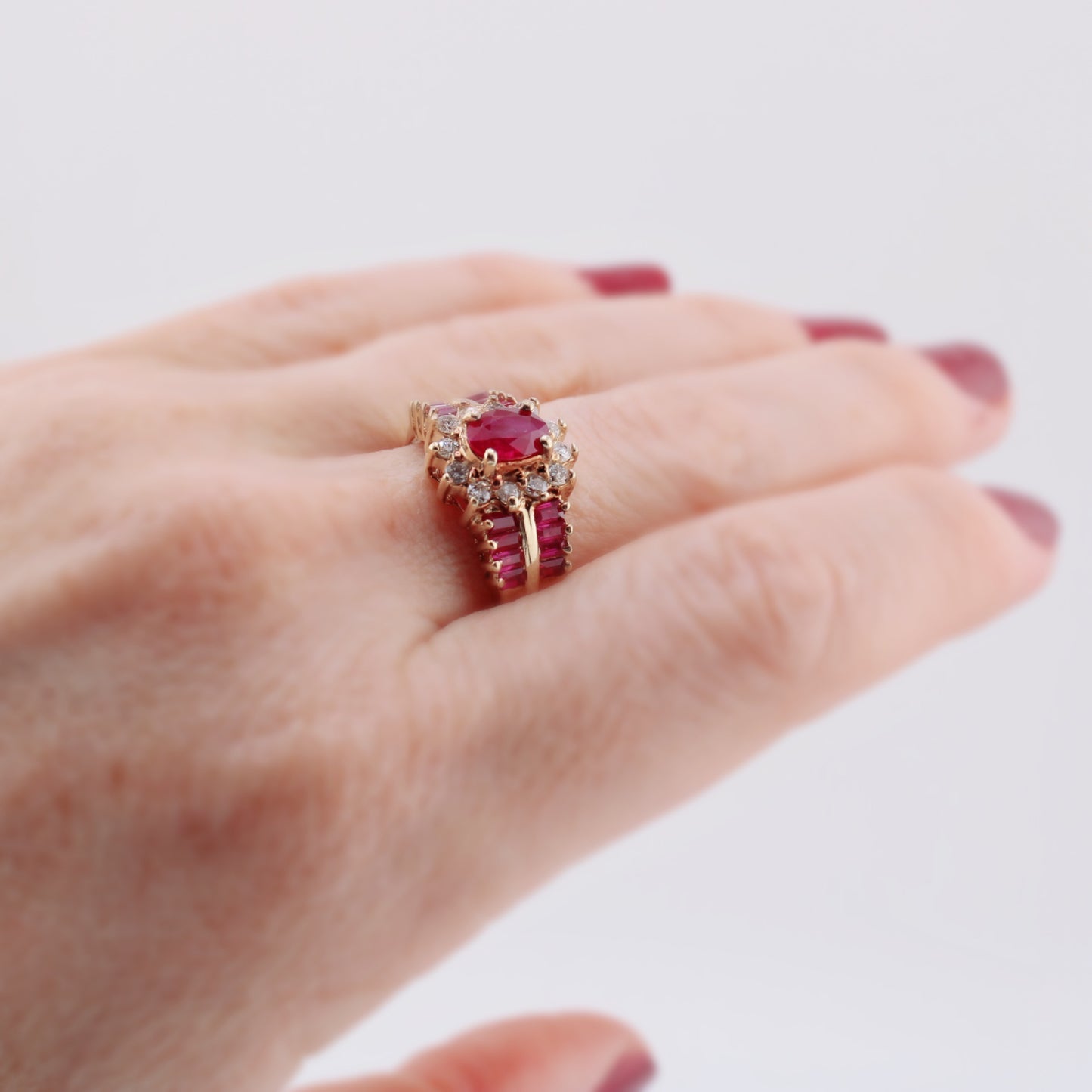 Isadora Ruby and Diamond Ring