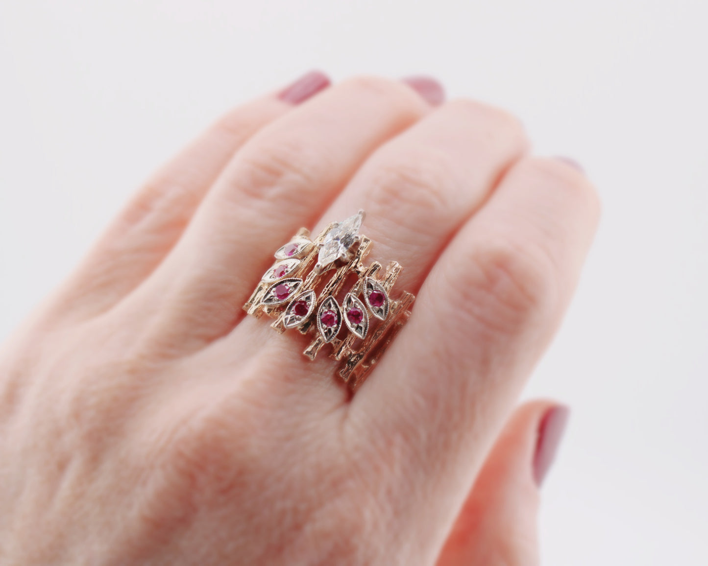 Briar Diamond and Ruby Ring