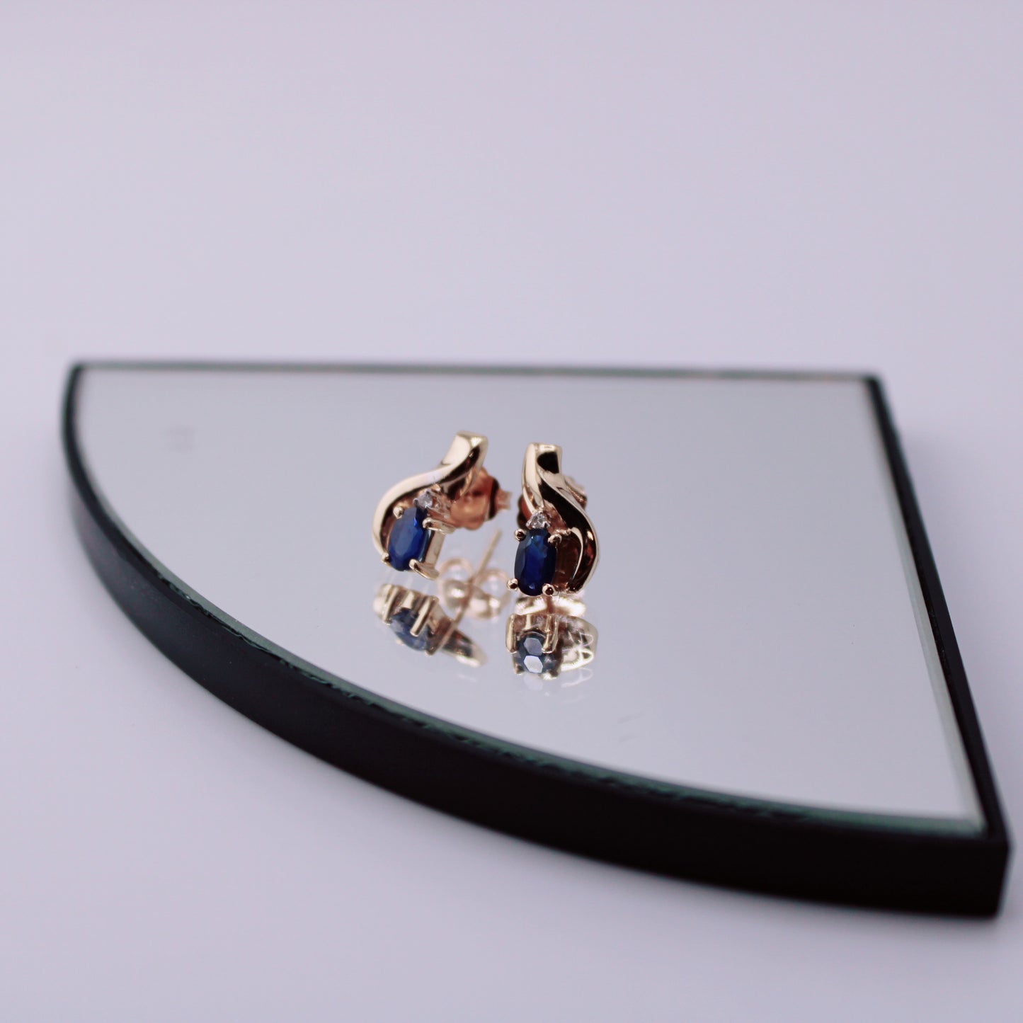 Iris Sapphire Earrings