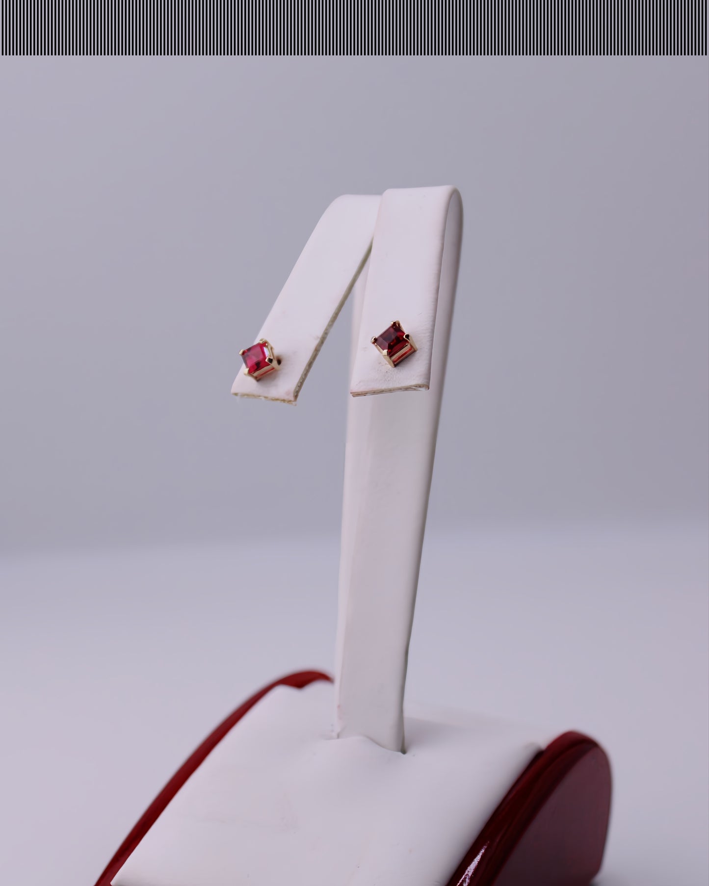 Primrose Rhodolite Studs