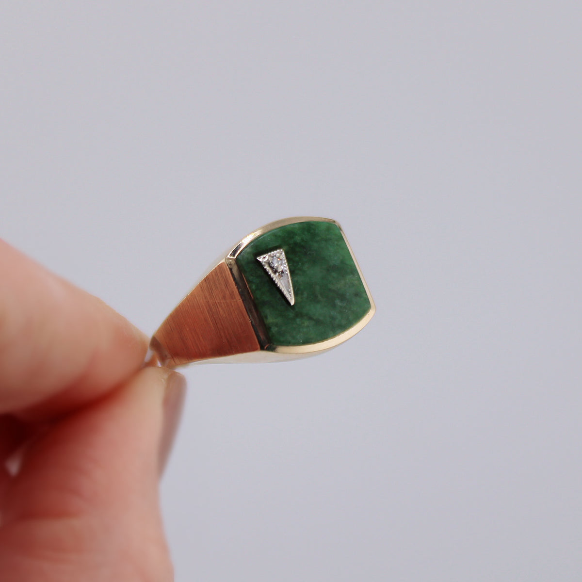 Sawyer Jade and Diamond Ring