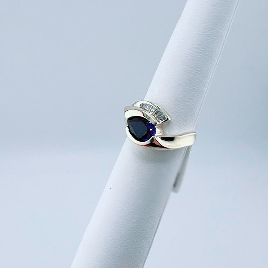 Ever Sapphire and Diamond Ring