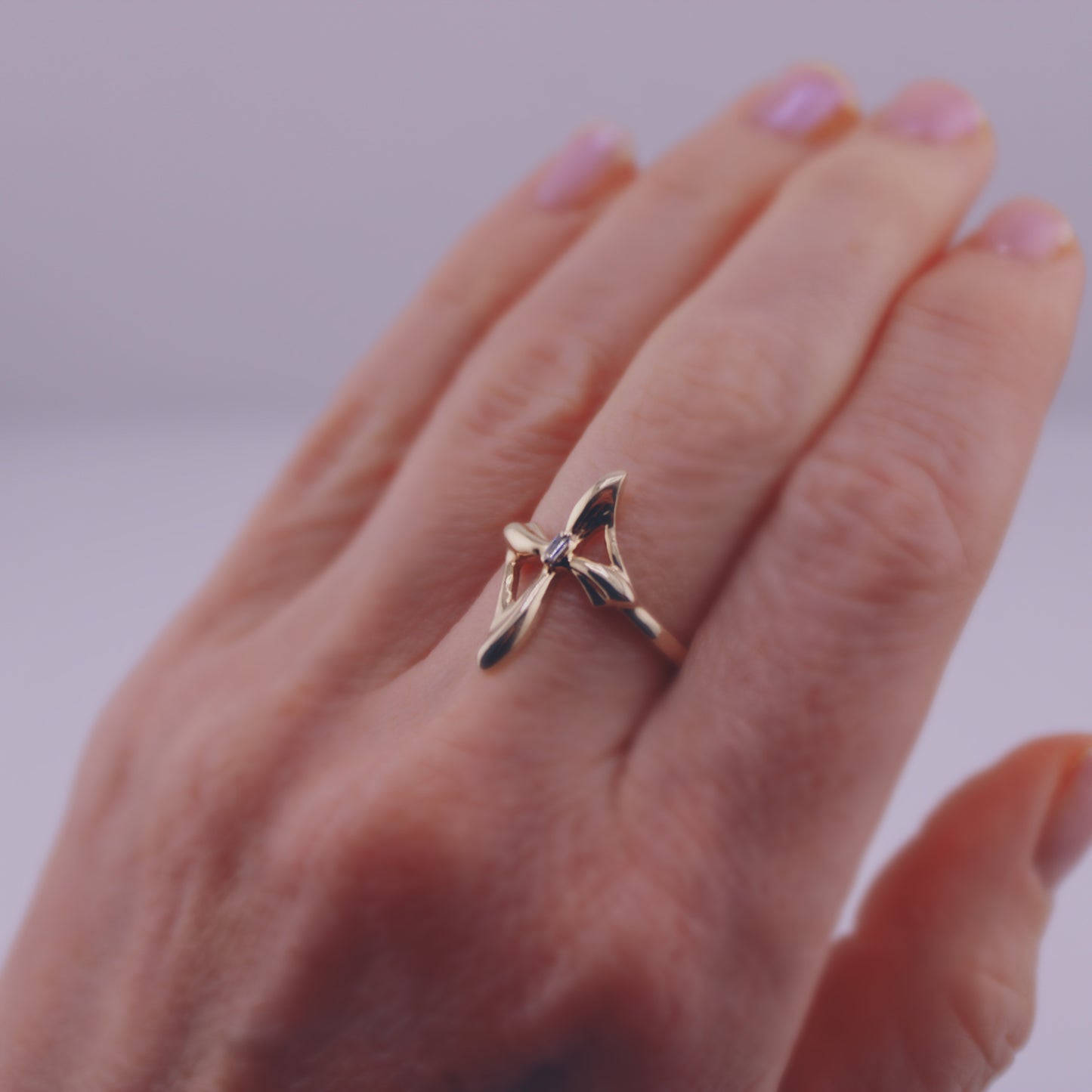 Diamond Cross Ring