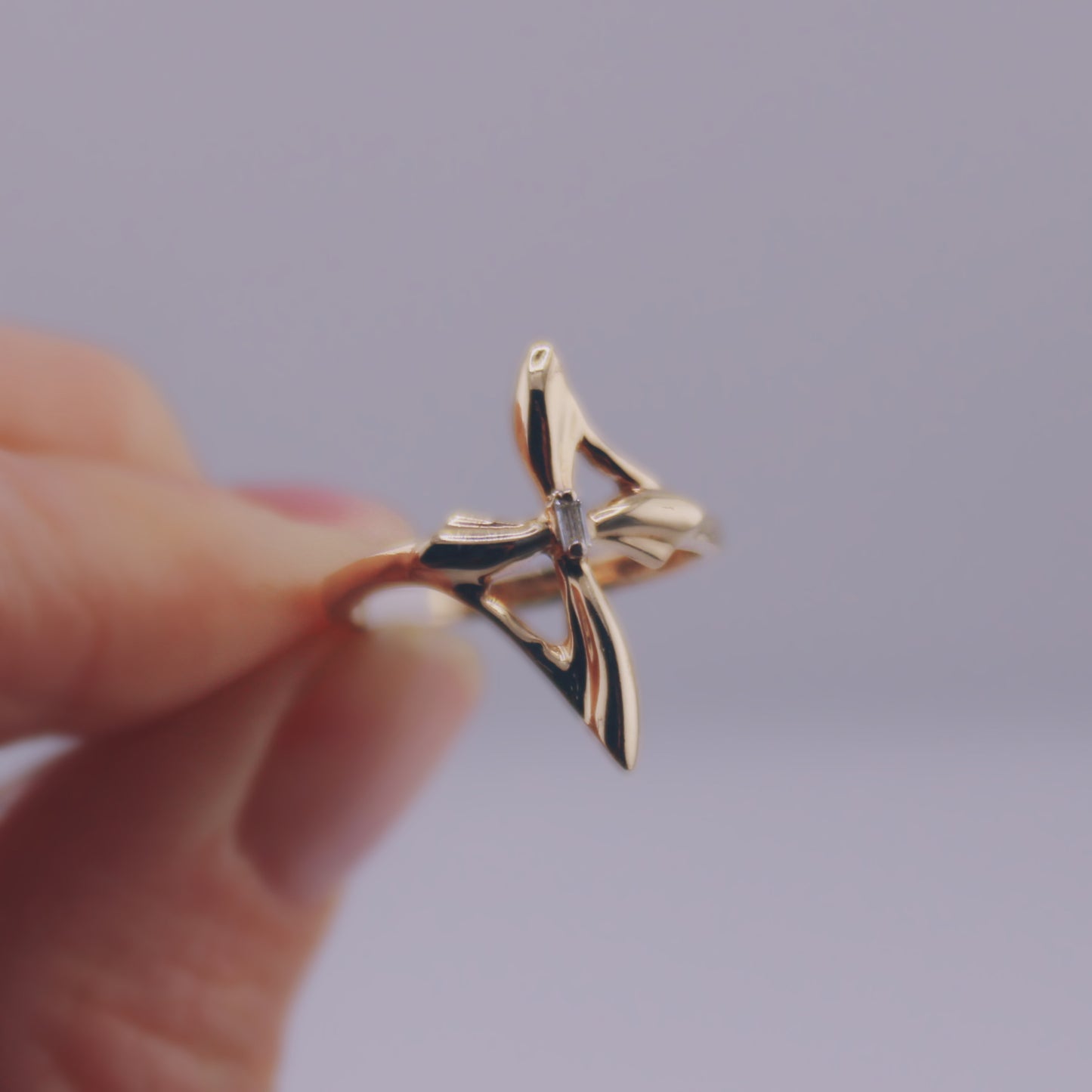 Diamond Cross Ring