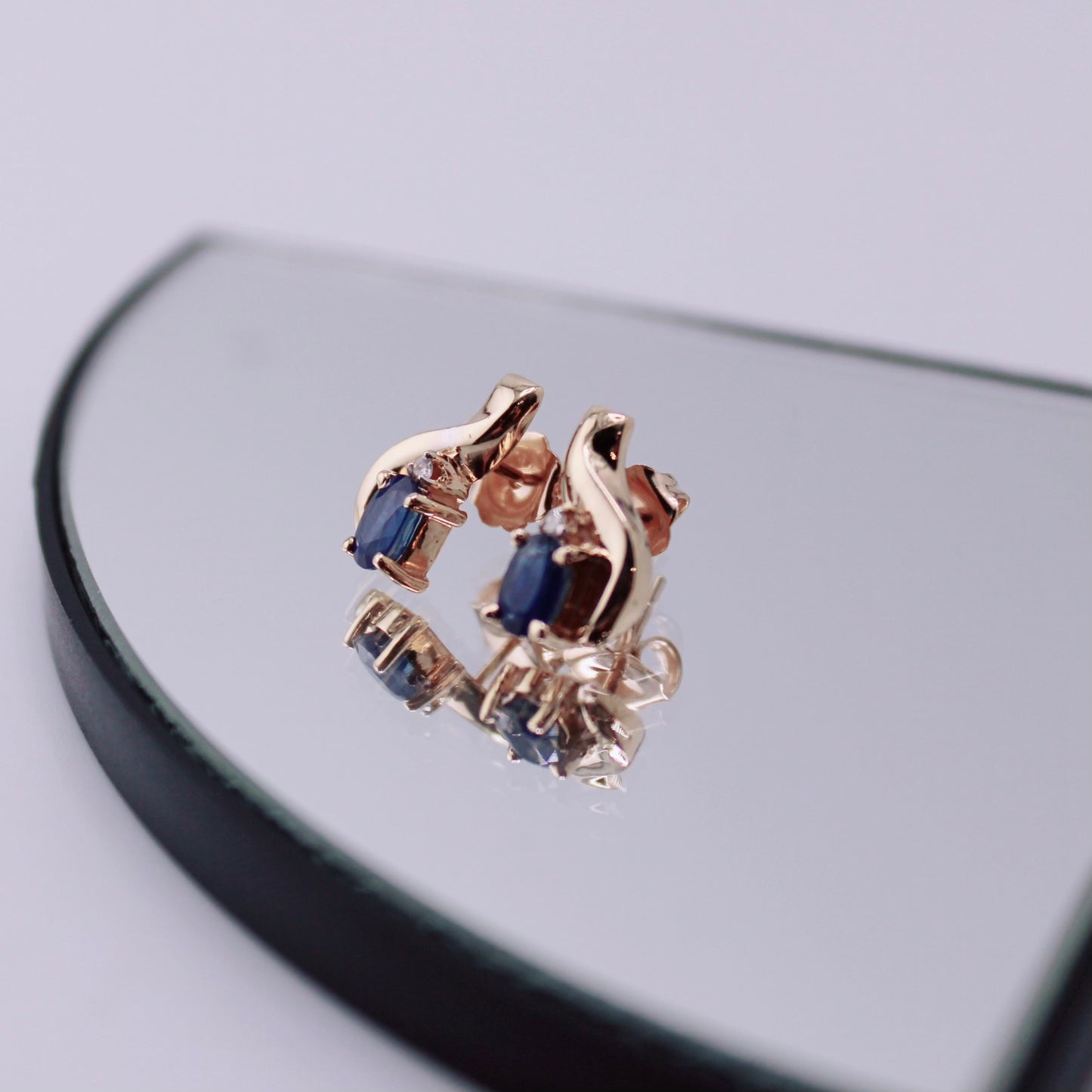 Iris Sapphire Earrings