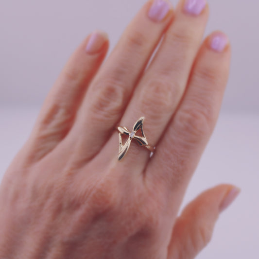 Diamond Cross Ring