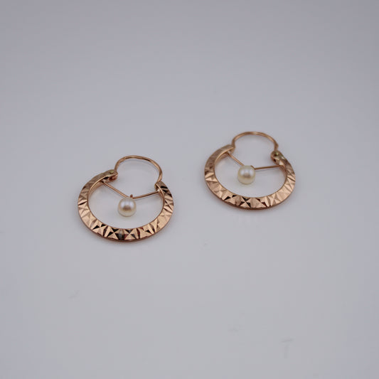 Lane Pearl Hoops