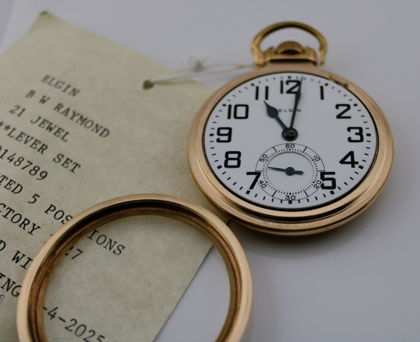Elgin Pocket Watch - Vintage 1927