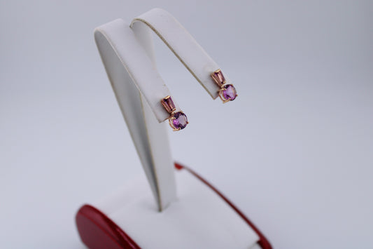 Rain Amethyst Earrings