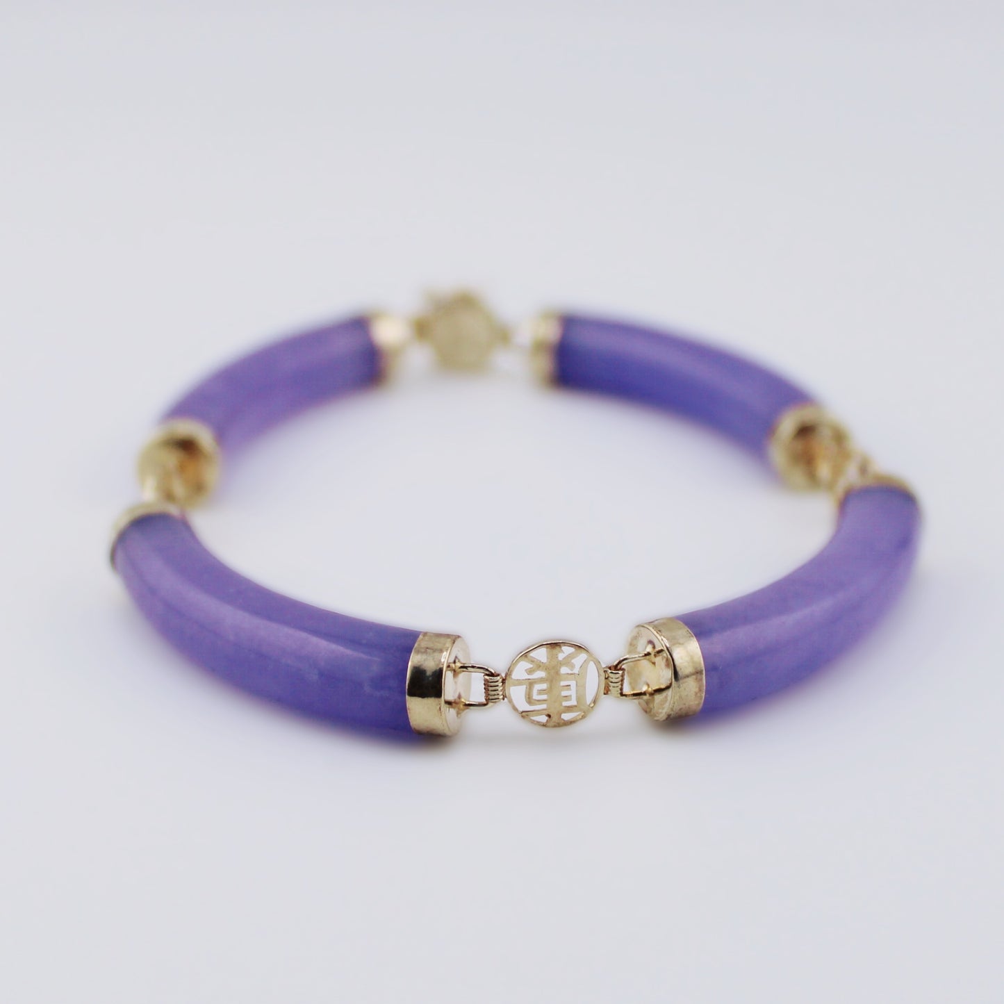 Lavender Jade Bracelet