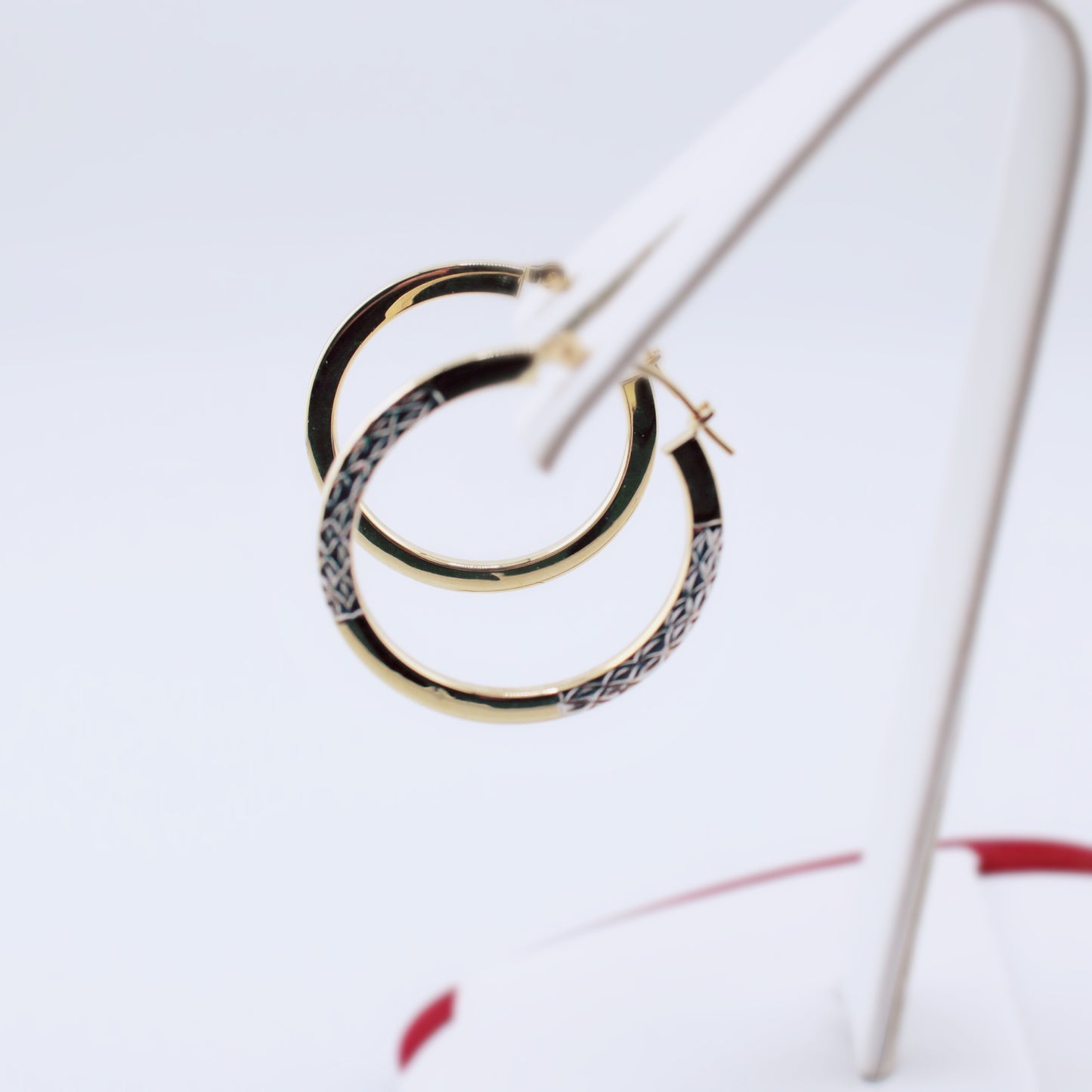 The Perfect Two-Tone Hoops