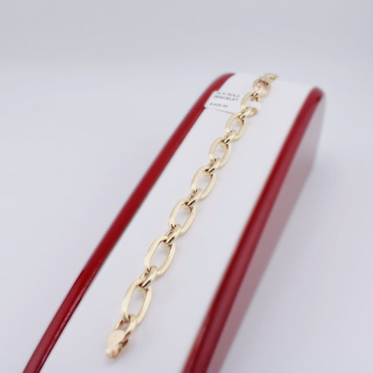 Gold Link Bracelet