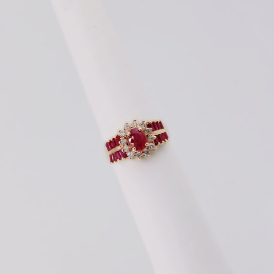 Isadora Ruby and Diamond Ring