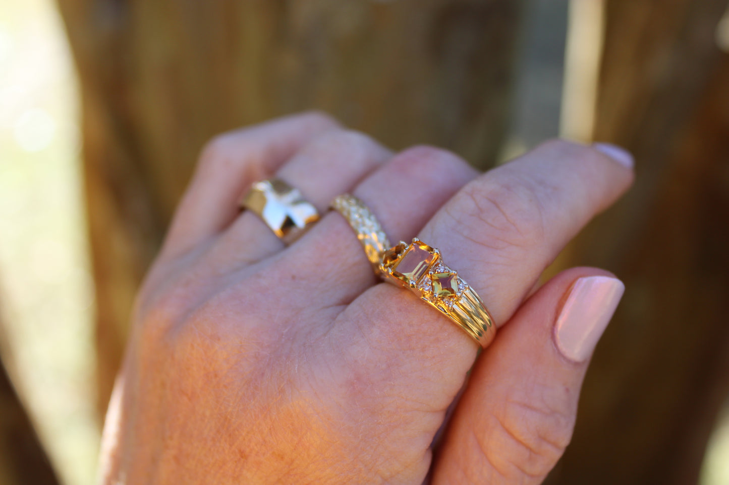 Carly Citrine Ring