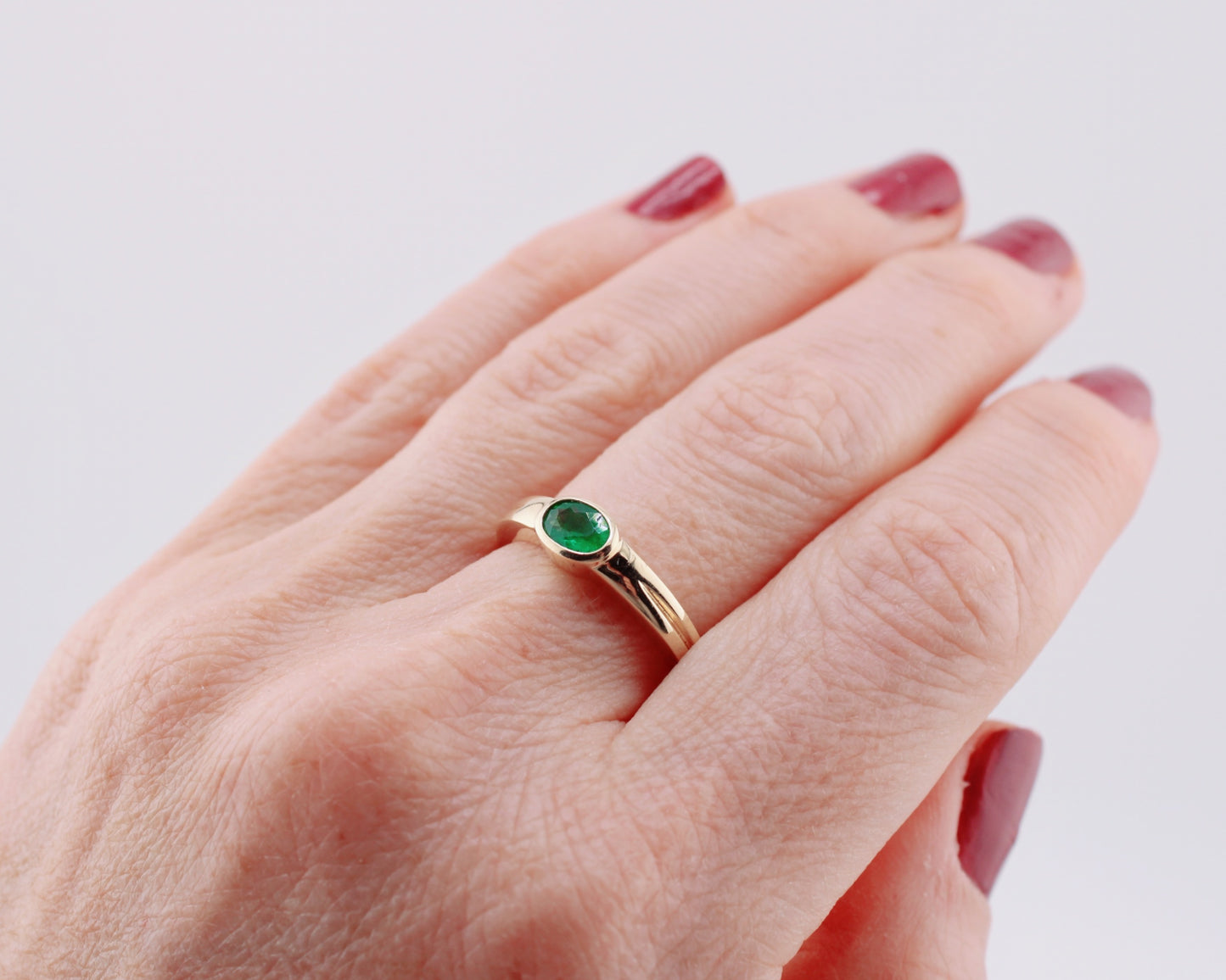Rowan Emerald Ring