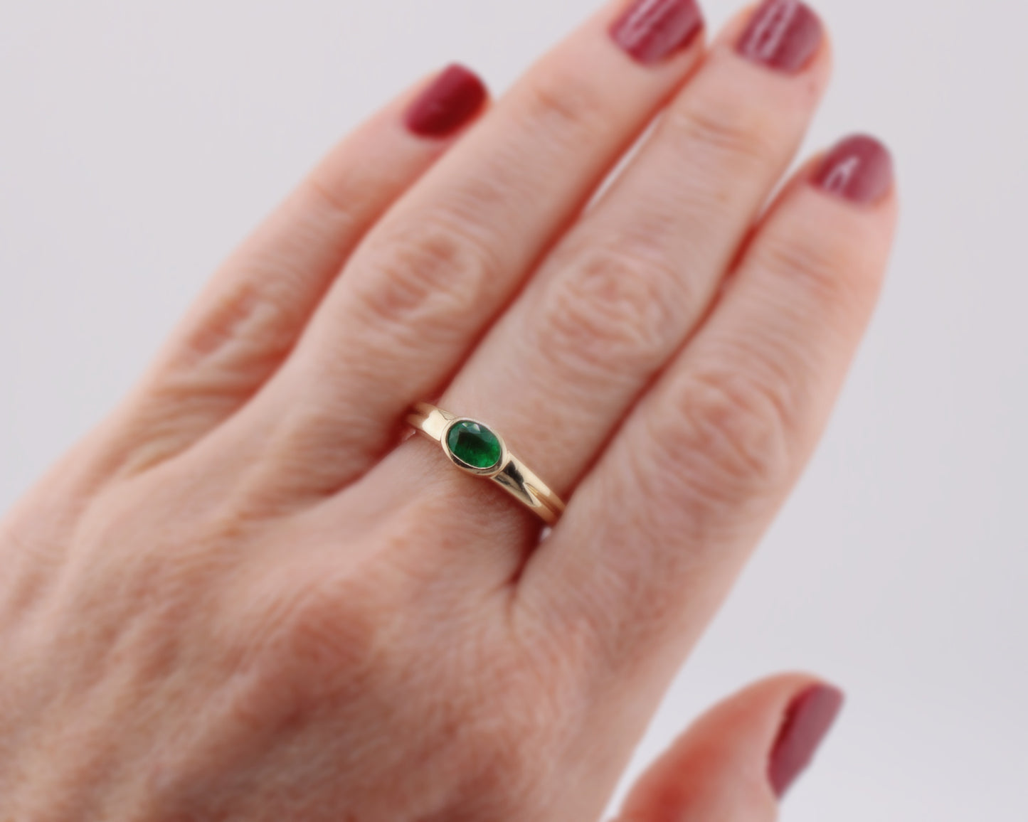 Rowan Emerald Ring