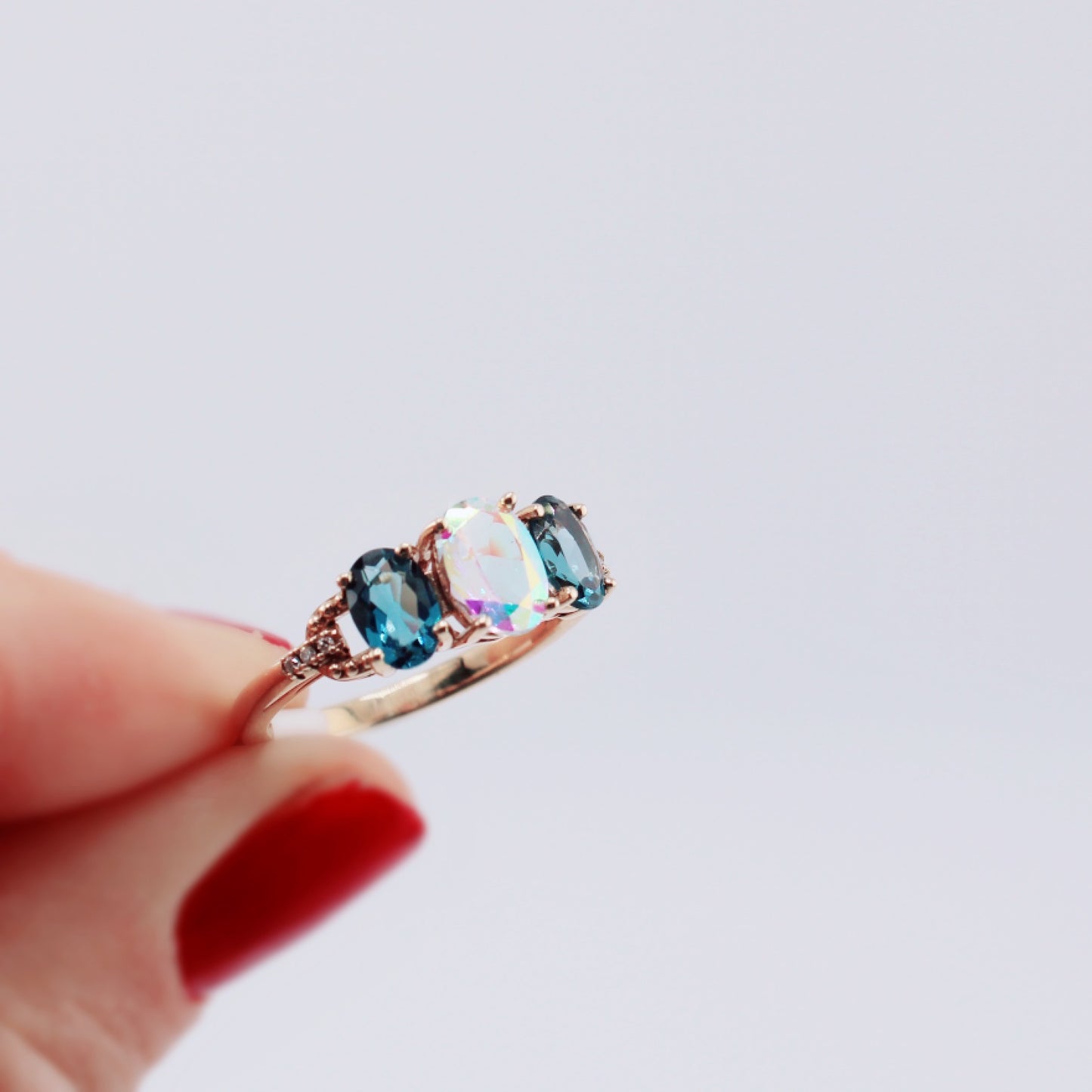 Eloise Blue Topaz Ring