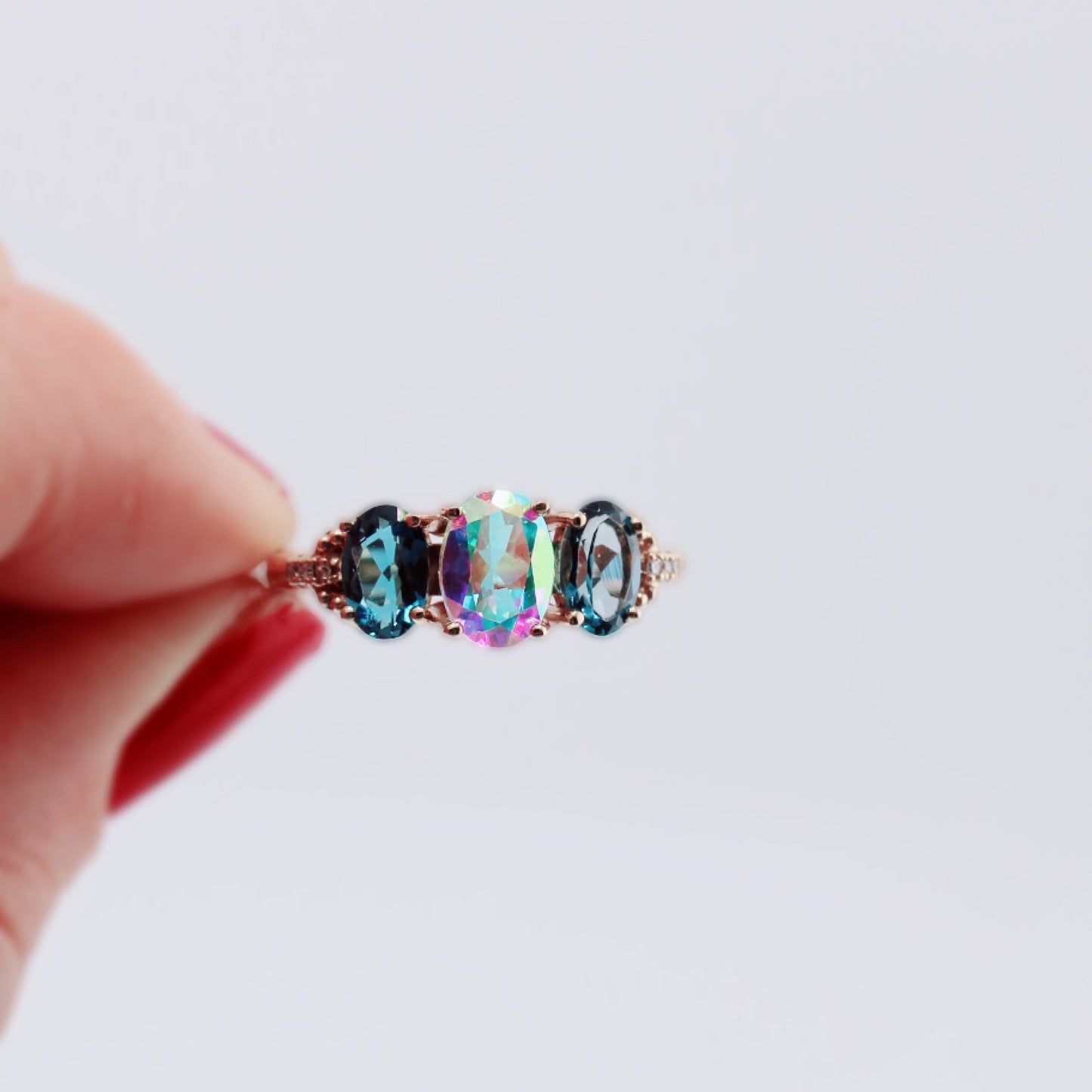 Eloise Blue Topaz Ring