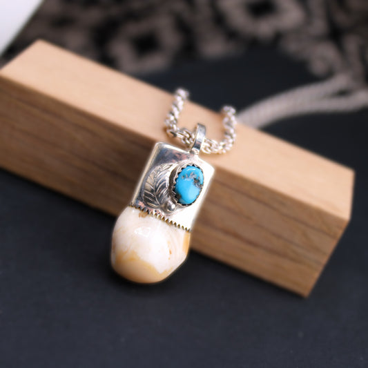 Vintage Elk Tooth Pendant